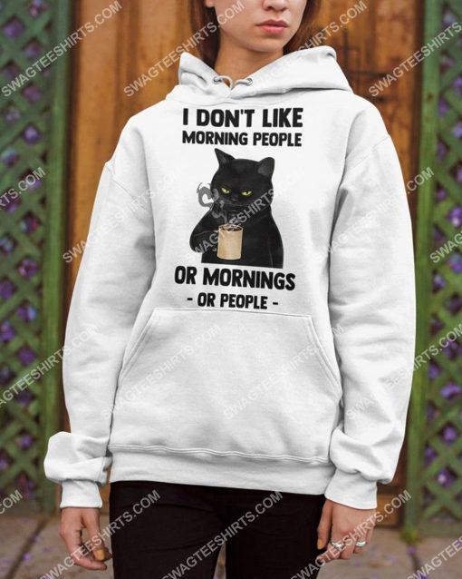 i don't like morning people black cat coffee shirt 3(1)