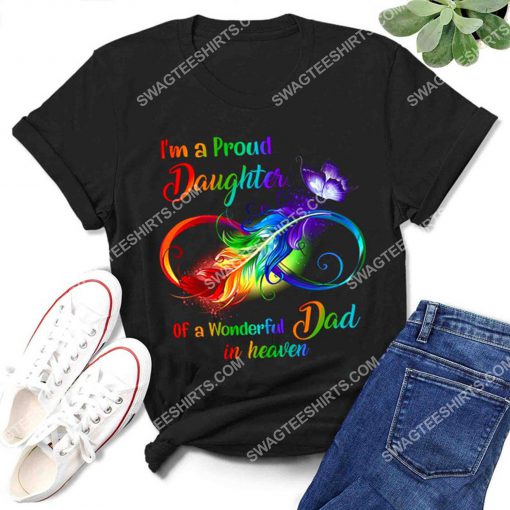 i'm a proud daughter of a wonderful dad in heaven shirt 2(1)