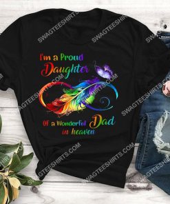 i'm a proud daughter of a wonderful dad in heaven shirt 3(1) - Copy