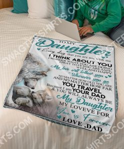 lion to my daughter my love for you is forever full printing blanket 3(1)