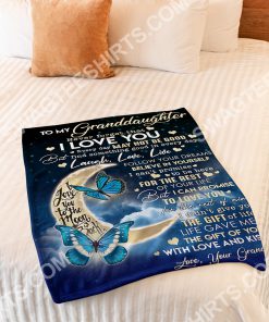 moon and butterfly to granddaughter with love and kisses your grandma full printing blanket 2(1)