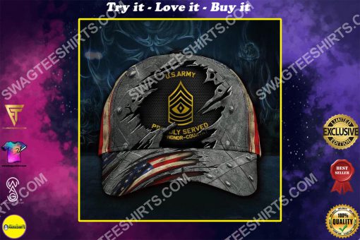 patriotic proud us army america flag all over printed classic cap