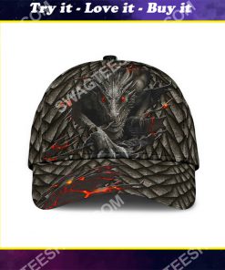 the dragon lava all over printed classic cap