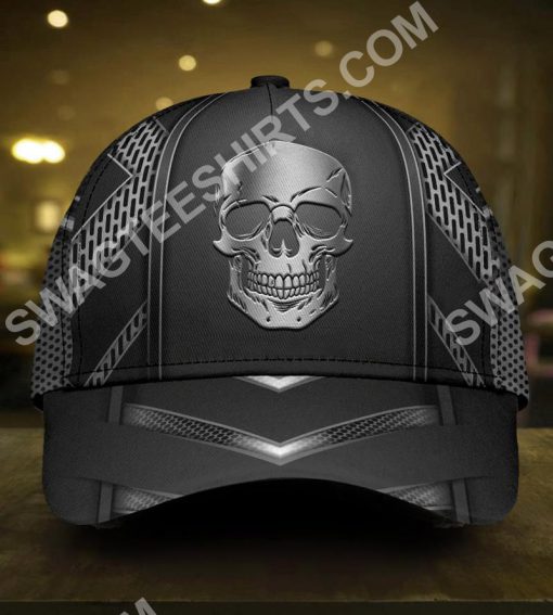 the skull metal all over printed classic cap 2(1)