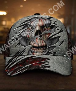 the skull zombie ​all over printed classic cap 2(1)