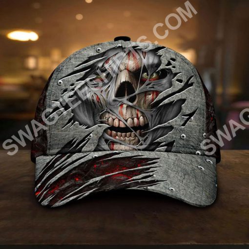 the skull zombie ​all over printed classic cap 2(1) - Copy