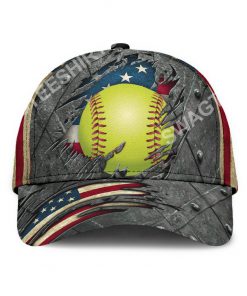 the softball crack america flag classic cap 2(1)