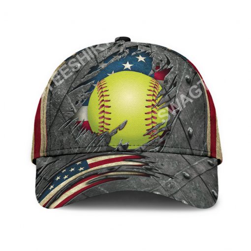 the softball crack america flag classic cap 2(1)