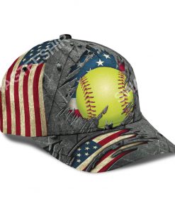 the softball crack america flag classic cap 3(1)