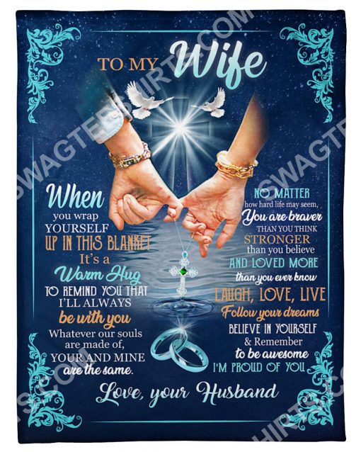 to my wife im proud of you your husband full printing blanket 2(1)
