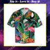 tropical birds all over printed hawaiian shirt