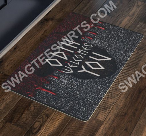 viking odin welcomes you all over printed doormat 3(1)
