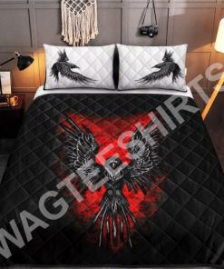 viking raven all over printed bedding set 2(1) - Copy