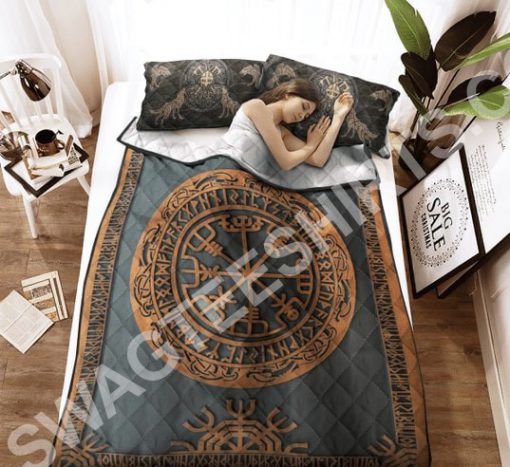 viking symbols all over printed bedding set 3(1) - Copy