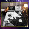 viking wolf all over printed bedding set