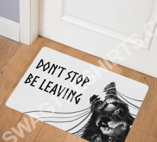 viking wolf don't stop be leaving all over printed doormat 2(1)