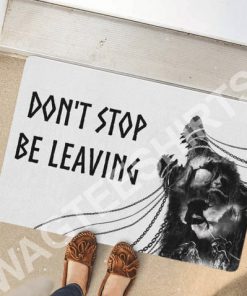 viking wolf don't stop be leaving all over printed doormat 3(1)