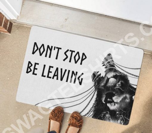 viking wolf don't stop be leaving all over printed doormat 3(1) - Copy