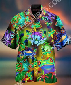 vintage frog colorful all over printed hawaiian shirt 2(1)