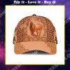 vintage the horse all over printed classic cap