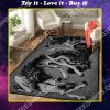 wolf viking all over printed rug