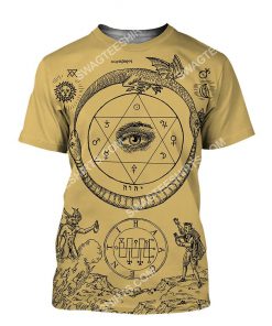 alchemy symbols all over printed tshirt 1