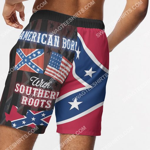 american born with deep southern roots beach shorts 5(1)