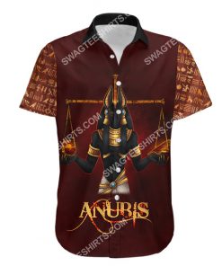 anubis the god of the egyptians all over printed hawaiian shirt 1