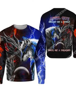 april guy heart of a wolf soul of a dragon all over printed sweatshirt 1