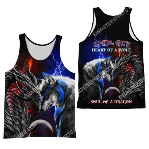april guy heart of a wolf soul of a dragon all over printed tank top 1