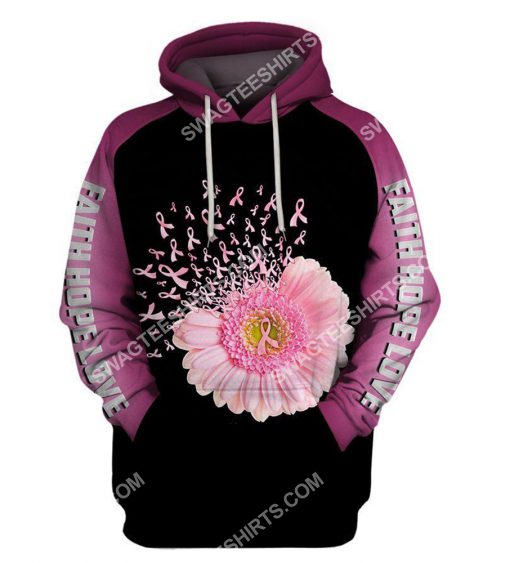 daisy flower breast cancer awareness all over printed hoodie 1 - Copy (2)
