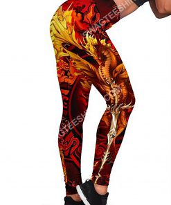dragon and fire all over printed legging 2(1)