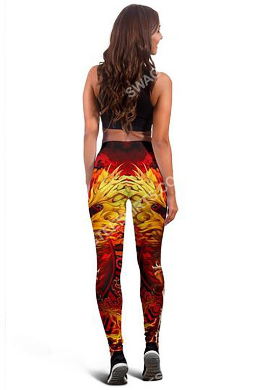 dragon and fire all over printed legging 5(1)