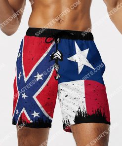 flags of the confederate states of america vintage beach shorts 4(1)