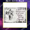 i want to hold your hand at 80 and say baby let's go off road poster