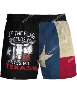 if the flag offends you kiss my texas all over printed beach shorts 3(1)