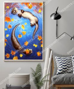 the autumn and otter wall art poster 2(1)