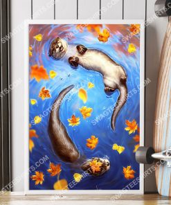 the autumn and otter wall art poster 3(1)