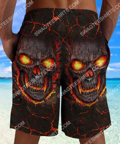 the lava skull all over printed beach shorts 3(1)