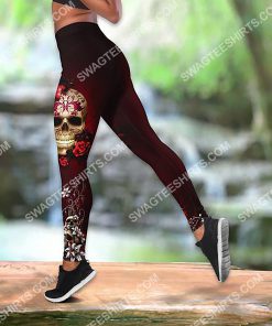 the sugar skull and roses all over printed legging 2(1)
