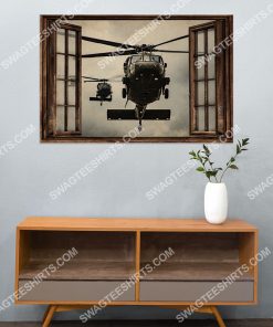 vintage helicopter window poster 4(1)