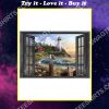 vintage the lighthouse window poster