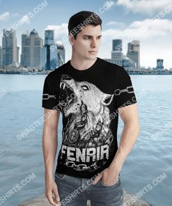 wolf fenrir is tied with chains all over printed shirt 2(1)