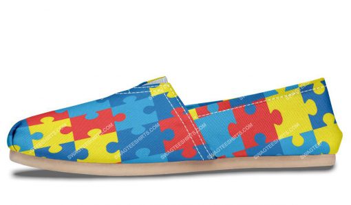 autism awareness all over printed toms shoes 2(1)