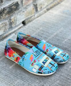 colorful art teacher all over printed toms shoes 2(1)