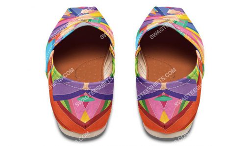 colorful pencils all over printed toms shoes 4(1)