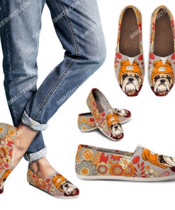 cool bulldog dogs lover all over printed toms shoes 3(1)