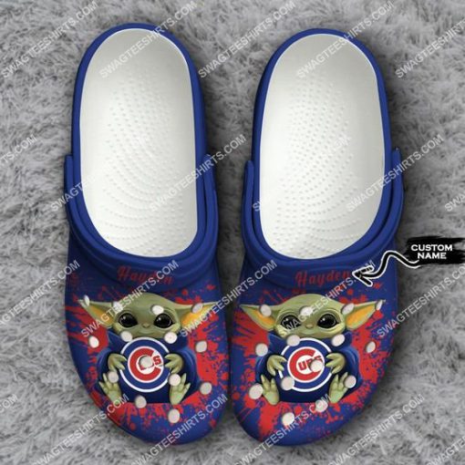 custom baby yoda hold chicago cubs all over printed crocs 1 - Copy(1)