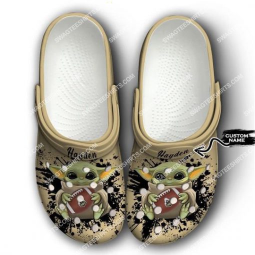 custom baby yoda hold purdue boilermakers football all over printed crocs 1 - Copy(1)