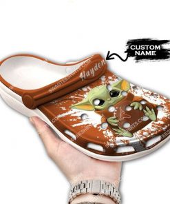 custom baby yoda hold texas longhorns all over printed crocs 3(1)